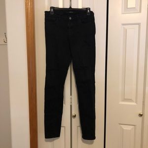 Black J Brand skinny jeans